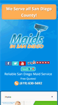 Mobile Screenshot of maidsinsandiego.com